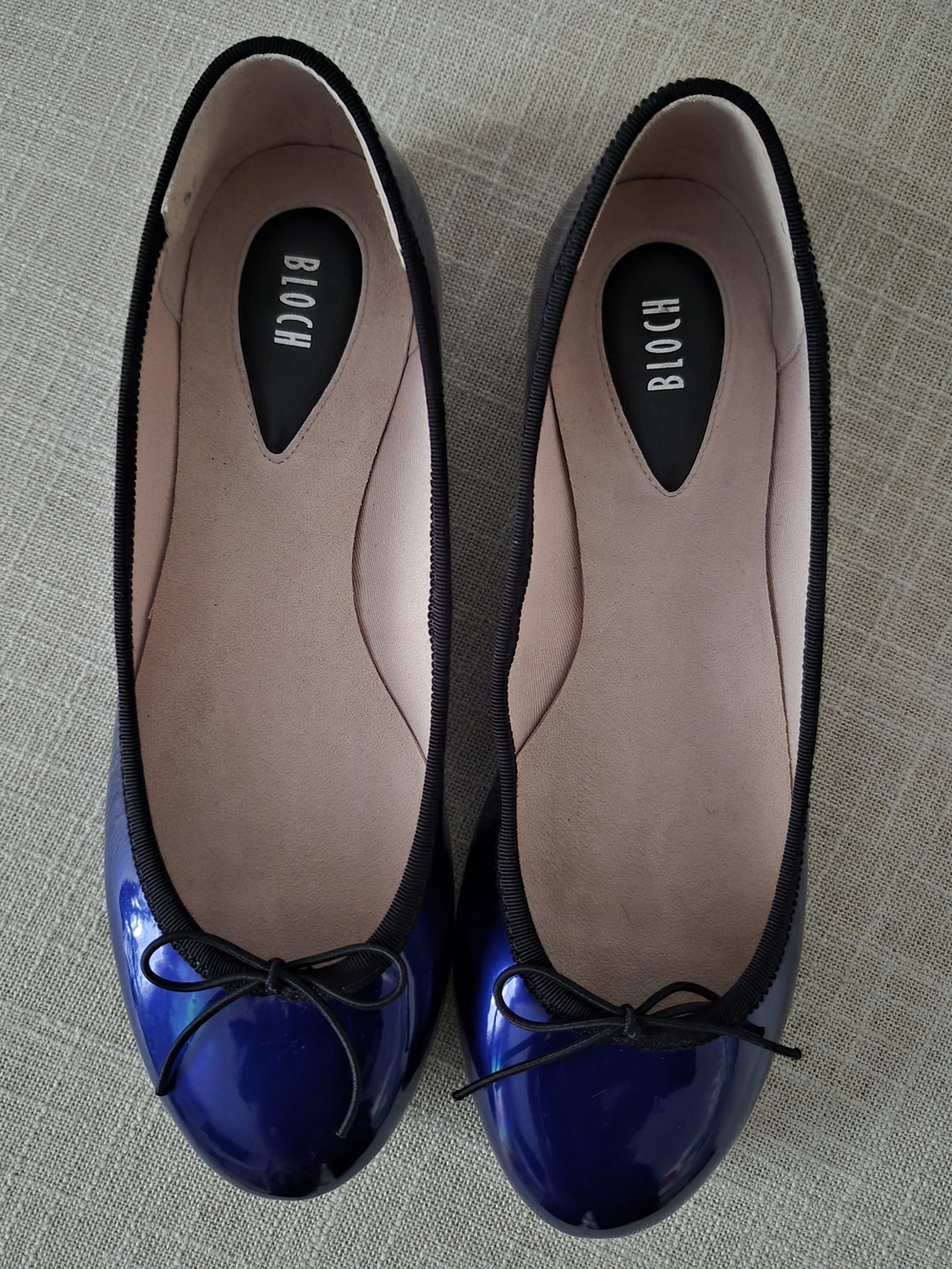 New Bloch Women’s Navy Patent Ballet Flats